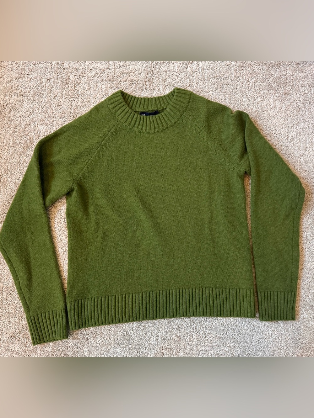 GAP Olive Crewneck Sweater